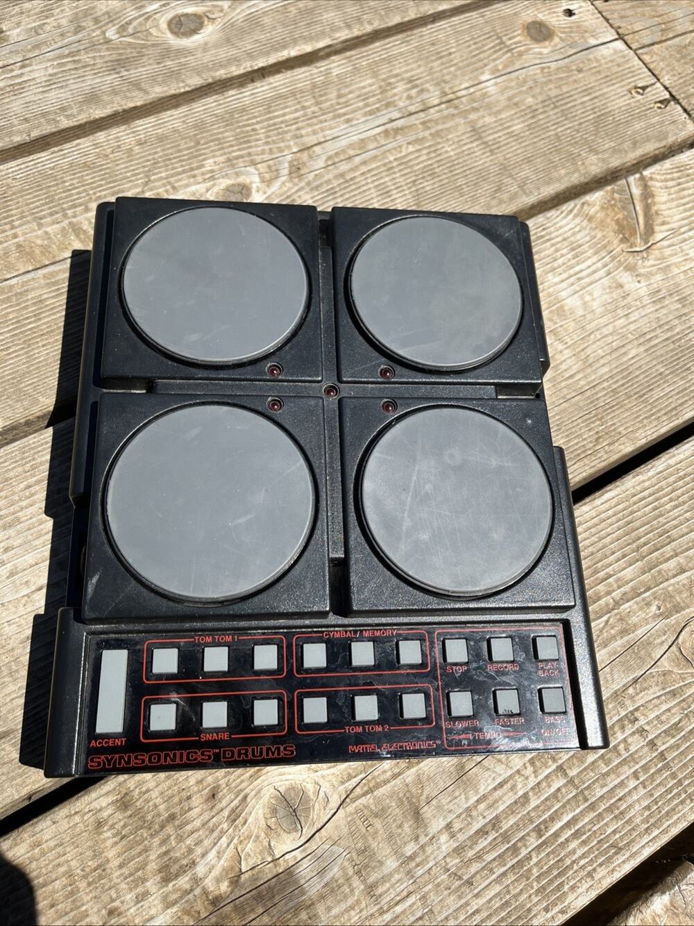 Vtg Synsonics Electric Drums Mattel Electronics Beat Bot Music Maker *PARTS*